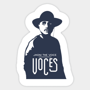 Jhoni The Voice "Voces" Album Tee Sticker